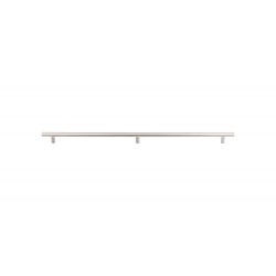 Top Knobs SS Solid Bar Pull (3 posts), Brushed Stainless Steel