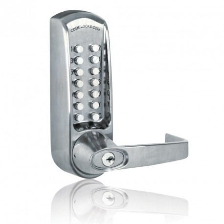Codelocks CL600 CL650BB BS238-138 Series Push Button Mechanical Heavy Duty Door Lock Lever, For Door Thickness-1-3/8" - 2-3/8"