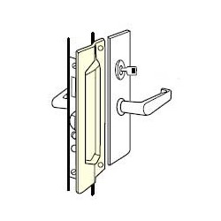 Don-Jo MLP-111 Latch Protector, Satin Stainless Steel Finish