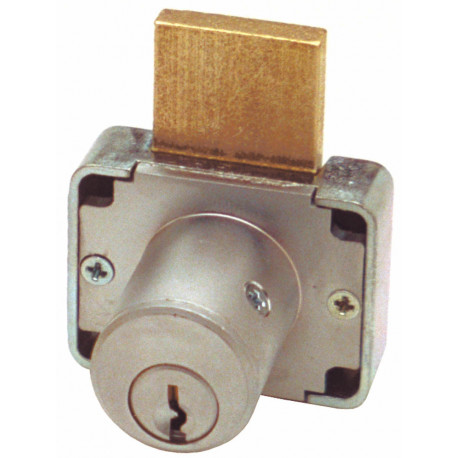 Olympus Lock 200-26D78-G0001, 7/8 inch 5 Pin Master Keyed Drawer Lock, Keyed Alike Key #0001, Dull Chrome