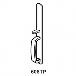 Von Duprin 608TP-BE Trim Thumbpiece, Blank Escutcheon for 88 Series Exit Device