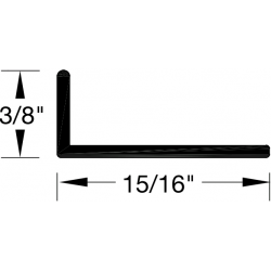 Reese TL4 Thresholds, Interlock Threshold, 3/8" x 15/16"