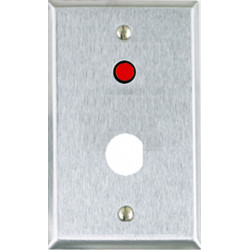 Alarm Controls RP-07 Remote Wall Plate, Red LED