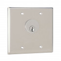 Camden CM-3210-70242 Series Double Gang Key Switch - Stainless Steel Faceplate