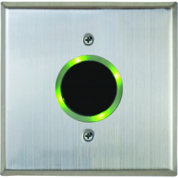 Camden CM-331 Battery Powered Wireless Active Infrared Hands-Free Switch w/ Stainless Steel Faceplate