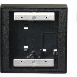 Camden CM-53 Double Wall / Square Mounting Box, Flame / Impact Resistant Black Polymer (ABS), For Use w/ CM-2
