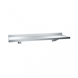 ASI 0694 Surface Mounted Shelf With Backsplash