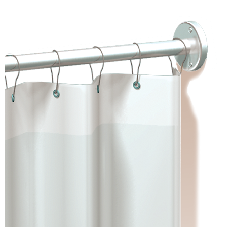 ASI 1200-SHU Shower Curtain Hook – Stainless Steel