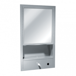 ASI 0430 All Purpose Cabinet – Shelves, Mirror, Towel & Soap Dispenser