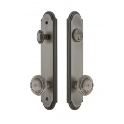 Grandeur Arc Tall Plate Complete Entry Set w/ Circulaire Knob