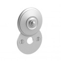  46465-SBLK Gwynedd Collection Emergency Key Escutcheon w/ Swivel Cover - 1.5" Diameter
