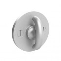  48150-OLED Merion Collection Crescent Thumbturn w/ 3/16" Spindle On 1.5" Diameter Backplate