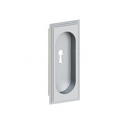 Merit 1780BKE Decorative Bit Key Flush Pull - 4-1/2" x 1-7/8" - 1.75" Min. Door