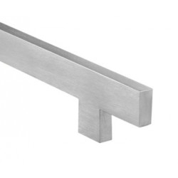 Burns Manufacturing VP 8000 Series Square Pull, Narrow Rectangular Bar - Rectangular Straight Post Mount