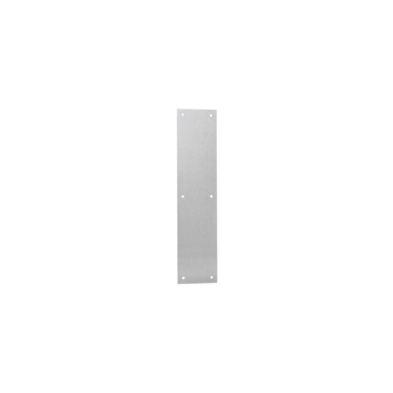 Burns Manufacturing 70 Series Push Plate, .125 Thick x 4 Bevel Edge