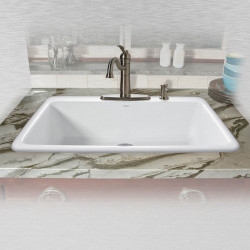 Ceco 753 Self Rimming Kitchen Sink, 33"x22"x9", Single Bowl