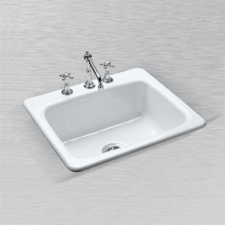 Ceco 757 Kitchen Sink, 25"x22"x9 3/4", Single Bowl