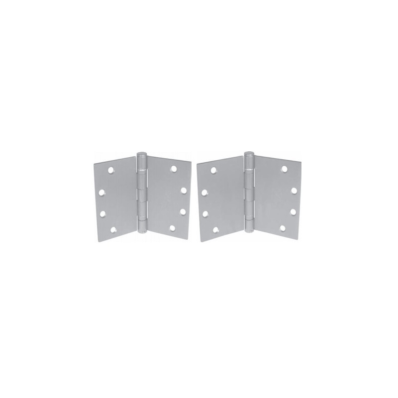 PBB WTBB81 5-Knuckle Standard Weight Wide Throw Full Mortise Template Ball Bearing Steel Hinge