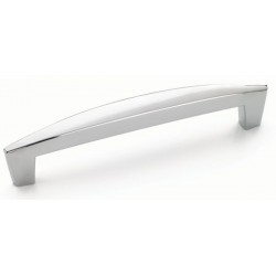 Amerock BP27017AA Creased Bow Cabinet Pull, 5-1/16" CTC, Anodized Aluminum