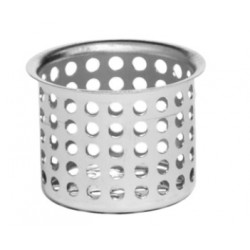 QM Drain 83.STR.SQ.SS Stainless Steel Hair/Debris Strainer for Square Drains with Threaded Outlet