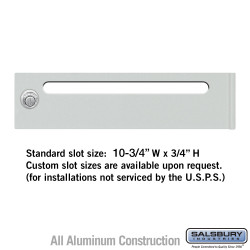 Salsbury 3769 Mail Slot - For 4C Horizontal Mailbox Door (For Mailboxes Not Serviced by the USPS)
