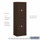 Salsbury 38 Surface Mounted 4C Horizontal Mailbox Unit - Stand-Alone Parcel Locker - Front Loading
