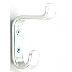 Magnuson Group K-230S Aluminum Hook, Finish-Silver Anodized, Depth-2 15/16"