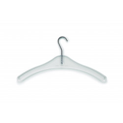 Magnuson MIRAC Plastic Coat Hanger, Carton Of 6 each, Finish-Transparent