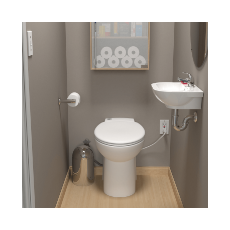 Bathroom One Piece Floor Mounted Ceramic Macerator Toilet