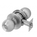  SV-148 630234TSF7 Series Grade 2 Standard Duty CQ Ball Knob Cylindrical Lock, Single Cylinder
