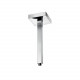 Rain Therapy AL-E210 Ceiling Shower Arm- 1/2 Male Both Ends, 1" Square Arm