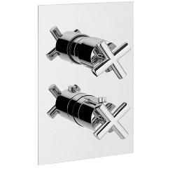 Rain Therapy OM-3051 In Wall Thermostatic 3/4" Valve With 2 Way Diverter 3/4" Female NPT Inlet w/Shut-Off & Filters