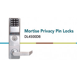 Alarm Lock DL4500 Trilogy Electronic Digital Mortise Lock, Deadbolt, Satin Chrome