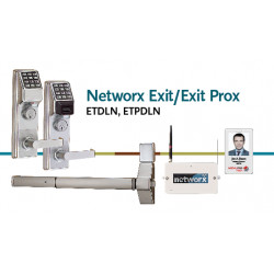Alarm Lock ETDL Series Networx Exit Trim, Keypad Only