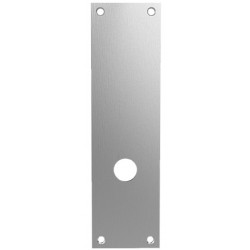 Accurate Lock & Hardware 1E Blank Escutcheon For Mortise Locks, For 1-3/4" Door