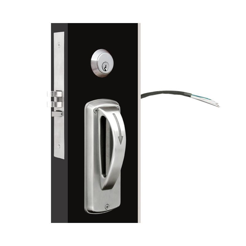 TownSteel XMRX-A Electrified Mortise Lock w/ Ligature Resistant Trim-Arch, Satin Stainless Steel