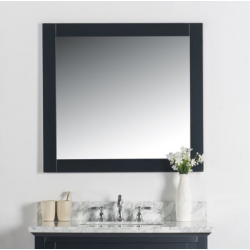 Bellaterra 7700-34-M 34" Solid Wood Frame Mirror