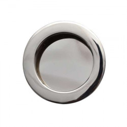 Gruppo Romi 650C Clear Round Flush Pull - Solid Brass