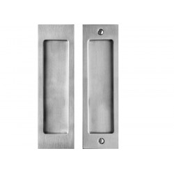 Linnea PL160S-00-PA Square Pocket Door Privacy Latch