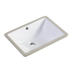 Fine Fixtures ILUM1812W Undermount Sink 18” X 12” - White
