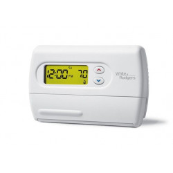 Chatham Brass 1F87-361 Digital Thermostat, 7 Day Programmable, Heat/Cool, Temperature Range 45-90, 24 Volt or Millivolt