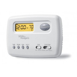 Chatham Brass 1F78-151 Compact Digital Thermostat Heat/Cool Weekday-Weekend Programmable White