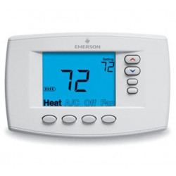 Chatham Brass 1F95-EZ-0671 Digital Thermostat, Blue Thermostat, Universal 4 Heat/2 Cool, Selectable 7 Day programmable