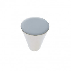 JVJ Hardware 25 Aster Collection Conical Knob, Composition Zamac
