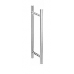 ABP-Beyerle 140 for glass doors, Thickness- 5/16" – 1/2", Material- Satin Stainless Steel