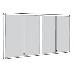 Peter Pepper MM-CW-GL MiniMint Wall Mounted Combination Unit - Glass Enclosed