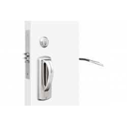 TownSteel XMRX-A-303 Grade 1 Motorized Mortise Lock w/ Ligature Resistant Trim-Arch, Satin Stainless Steel