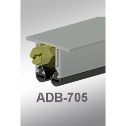 Cal-Royal ADB-705 Regular Duty, Mortised Application Automatic Door Bottom w/ Vinyl Seal