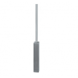 Forest Drapery 29SWAND-16 40" Square Metal Baton-Stainless Steel