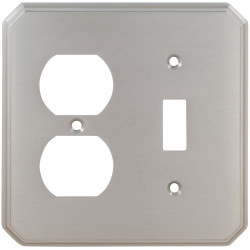 Omnia 8014/C Traditional Switchplate - Combination